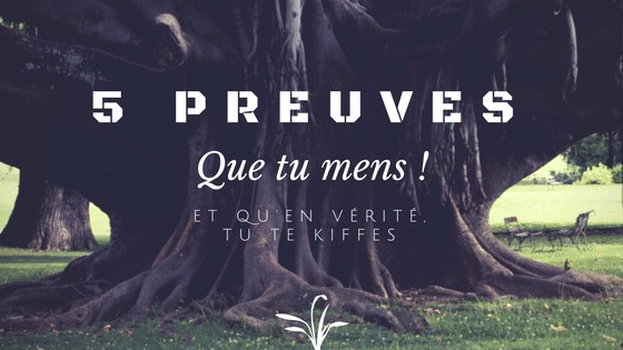 5 Preuves que tu mens ! (et qu’en fait, tu te kiffes !)